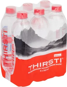 Thirsti Still Natural Spring Mineral Water 6 X 500 ml