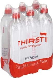 Thirsti Natural Spring Still Water 6 X 750 ml