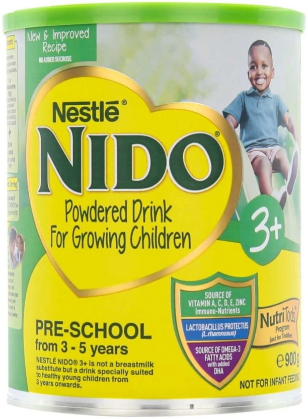 Nestle Nido 3+ Powdered Drink Skimmed Milk Powder 900 g