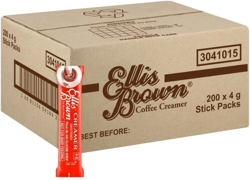 Ellis Brown Creamer Stick Skimmed Milk Powder 200 x 4 g - Image 2