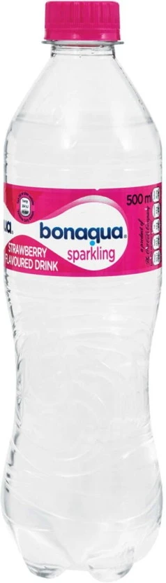 Bonaqua Sparkling Strawberry Flavoured Water 6 X 500 ml - Image 3