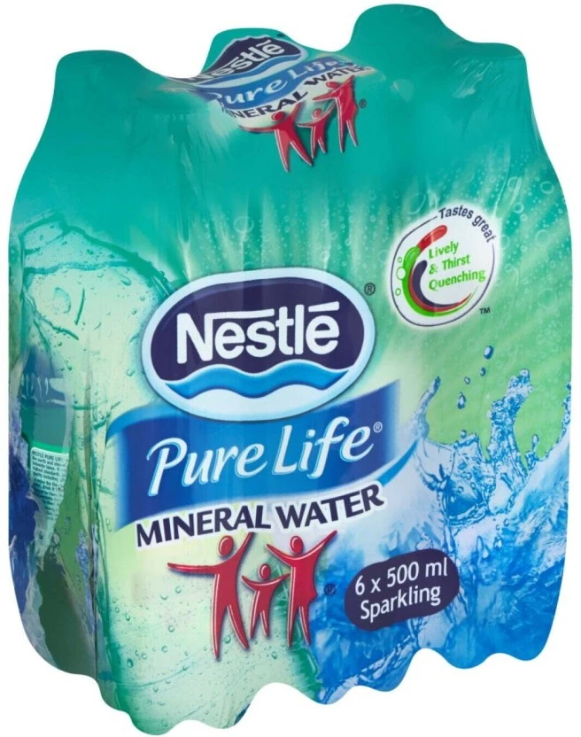 Nestle Pure Life Sparkling Mineral Water 6 X 500 ml - Image 2