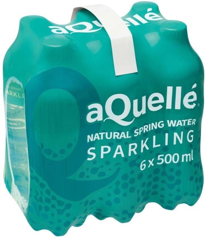 Aquelle Natural Spring Sparkling Mineral Water 6 X 500 ml - Image 2