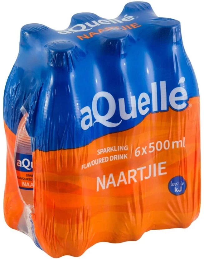 Aquelle Sparkling Naartjie Flavoured Water 6 X 500 ml - Image 2