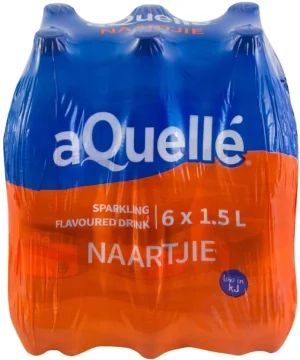 Aquelle Sparkling Naartjie Flavoured Water 6 X 1. 5 l - ShopCiti Grocery Market