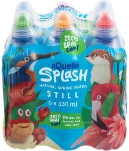 Aquelle Splash Natural Still Water 6 X 330 ml