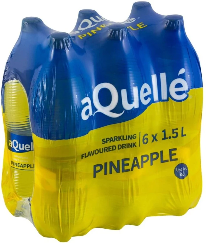 Aquelle Sparkling Pineapple Flavoured Water 6 X 1. 5 l - Image 2