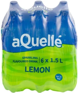 Aquelle Sparkling Lemon Flavoured Water 6 X 1. 5 l