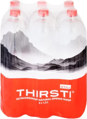 Thirsti Natural Spring Still Water 6 X 1. 5 l