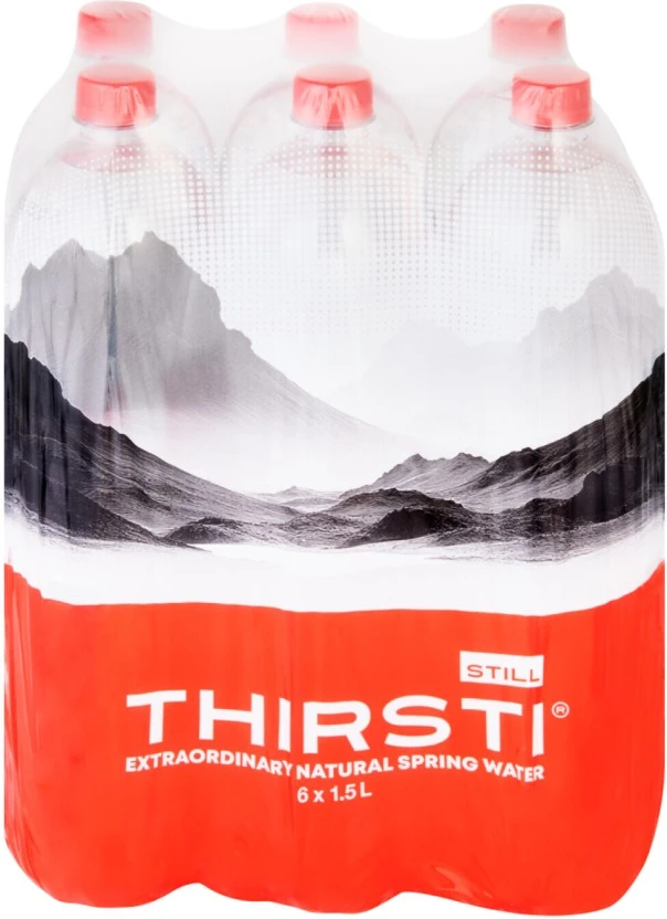 Thirsti Natural Spring Still Water 6 X 1. 5 l